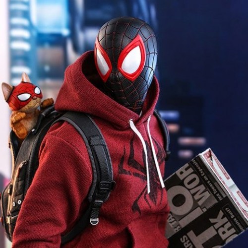 Hot Toys Miles Morales Bodega Cat Suit SpiderMan Miles Morales